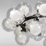 Зображення Люстра підвісна Light House LS-18066-25 BK+CLWH чорна плафон прозорий ИМ Light-Deco 2 