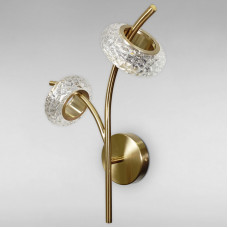 Настінний LED світильник Бра на два плафони Light House LS-18070-2 BRZ 6W бронза