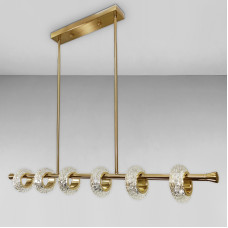 Люстра підвісна світлодіодна Light House LS-18070-6 BRZ 22W бронза