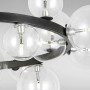 Зображення Люстра підвісна Light House LS-17132-15 BK+CL чорна плафон прозорий ИМ Light-Deco 2 
