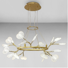 Люстра підвісна Light House LS-18076-24 GD+CL золото плафон прозорий