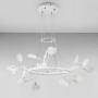Изображение Люстра подвесная Light House LS-18076-24 WH+CL белая плафон прозрачный ИМ Light-Deco 