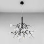 Зображення Люстра підвісна Light House LS-18078-36 BK+CL чорна плафон прозорий ИМ Light-Deco 