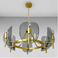 Люстра підвісна свічки Light House LS-18085-6 GD+BK золото плафон чорний