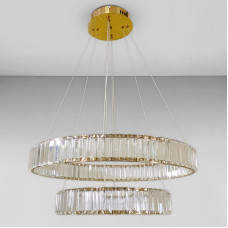 Люстра підвісна світлодіодна Light House LS-18097 BRZ (600+400) LED 40W бронза