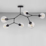 Изображение Люстра молекула подвесная Light House S-18113/6 BK 1080*860*550 черная ИМ Light-Deco 
