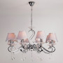 Зображення Люстра підвісна з абажуром Light House S-18118/8 CR 800*800*530 хром ИМ Light-Deco 