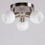 Изображение Люстра потолочная Light House S-18119/3 SN+WT 340*340*150 сатин плафон белый ИМ Light-Deco 