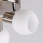 Изображение Люстра потолочная Light House S-18119/3 SN+WT 340*340*150 сатин плафон белый ИМ Light-Deco 1 