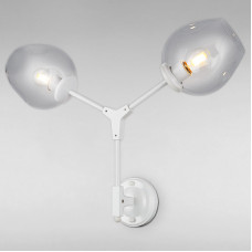 Настінний світильник Бра Light House LS-18121-2 WH+CL білий плафон прозорий