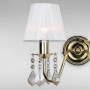 Зображення Настінний світильник Бра з абажуром Light House LS-18125GD-2 GD WHITE золото плафон білий  ИМ Light-Deco 1 