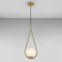 Изображение Люстра подвесная Light House LS-18126-1 BRZ+WH бронза плафон белый ИМ Light-Deco 