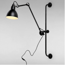 Настінний світильник Бра з кріпленням у вигляді стійки Light House LS-18140-1 BK чорний