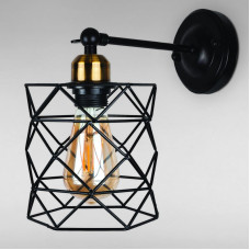 Настінний світильник Бра Light House LS-18144F-1 BK+BRONZE чорний