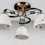 Зображення Стельова люстра Light House SH-18163/3 AB+BK H240*D620 E27 бронза плафон білий ИМ Light-Deco 1 