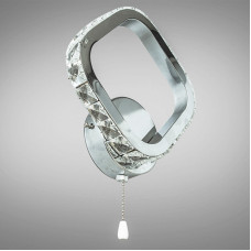 Настінний LED світильник Бра LED DS-18008/1HR 14W хром