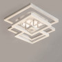 Зображення Стельова люстра LED з диммером та підсвічуванням DS-18001/2+2X WH LED 3color dimmer 135W біла ИМ Light-Deco 