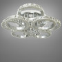 Зображення Стельова люстра LED з диммером та RGB підсвічуванням DS-18002/4+4NEW HR LED RGB dimmer 110W хром ИМ Light-Deco 