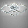 Зображення Стельова люстра LED з диммером та підсвічуванням DS-18008/2+2HR LED 3color dimmer 85W хром ИМ Light-Deco 