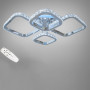 Зображення Стельова люстра LED з диммером та RGB підсвічуванням DS-18008/2+2HR LED RGB dimmer 75W хром ИМ Light-Deco 3 