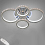 Зображення Стельова люстра LED з диммером та підсвічуванням DS-18013/4HR LED 3color dimmer 150W хром ИМ Light-Deco 