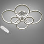 Зображення Стельова люстра LED з диммером та підсвічуванням DS-18013/6HR LED 3color dimmer 250W хром ИМ Light-Deco 1 