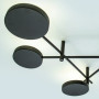 Зображення Світильник настінно-стельовий DS-18010BK 30W чорний ИМ Light-Deco 3 