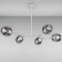 Зображення Люстра молекула підвісна Light House LS-17085-5 WH+BK біла ИМ Light-Deco 
