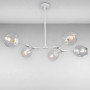 Зображення Люстра молекула підвісна Light House LS-17085-5 WH+CL біла ИМ Light-Deco 