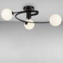 Изображение Люстра потолочная Light House LS-18017-3 BK+WH черная ИМ Light-Deco 