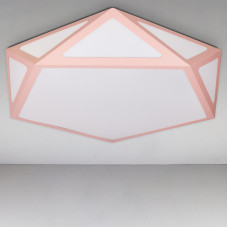 Стельова люстра LED LS-18019 PINK 50W рожевий