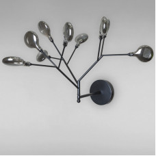 Настінний світильник Бра LS-18021-9 BK+BK чорний