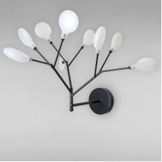 Світильник настінний Бра LS-18021-9 BK+WH чорний з білими плафонами