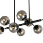 Изображение Люстра молекула подвесная Light House LS-17135-8 BK+BK чернаяИМ Light-Deco1