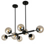 Изображение Люстра молекула подвесная Light House LS-17135-8 BK+BR чернаяИМ Light-Deco