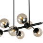 Изображение Люстра молекула подвесная Light House LS-17135-8 BK+BR чернаяИМ Light-Deco1