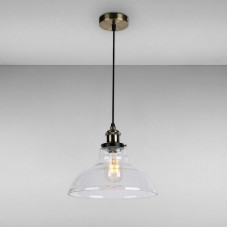 Люстра підвісна Light House LS-17138-1 Clean бронза + прозорий