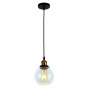Изображение Люстра подвесная Light House LS-17148-1 CL черный + прозрачный ИМ Light-Deco