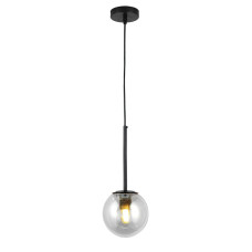 Люстра підвісна Light House LS-17158-1 BK+CL чорна