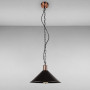 Изображение Светильник подвесной Levistella 7526855F-1C BK(300) на цепи черныйИМ Light-Deco