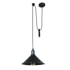 Люстра підвісна Light House LS-17169-1G BK(360) з гирею чорний