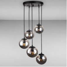Люстра підвісна Levistella 756PR150F-5 BK+BK (300) чорна
