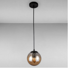 Люстра подвесная Levistella 756PR150F-1 BK+BR черный + коричневый