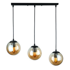 Люстра підвісна Levistella 756PR150F-3 BK+BR (500) чорний + коричневий