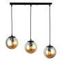 Зображення Люстра підвісна Levistella 756PR150F-3 BK+BR (500) чорний + коричневийИМ Light-Deco