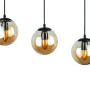 Зображення Люстра підвісна Levistella 756PR150F-3 BK+BR (500) чорний + коричневийИМ Light-Deco1