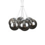 Зображення Люстра підвісна Levistella 756PR150F-7 CR+BK хром + чорнийИМ Light-Deco1