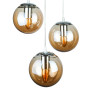 Зображення Люстра підвісна Levistella 756PR150F-3 CR+BR (240) хром + коричневийИМ Light-Deco1