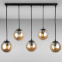 Зображення Люстра підвісна Levistella 756PR150F-5 BK+BR (700) чорний + коричневийИМ Light-Deco