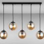 Зображення Люстра підвісна Levistella 756PR150F-5 BK+BR (700) чорний + коричневийИМ Light-Deco1